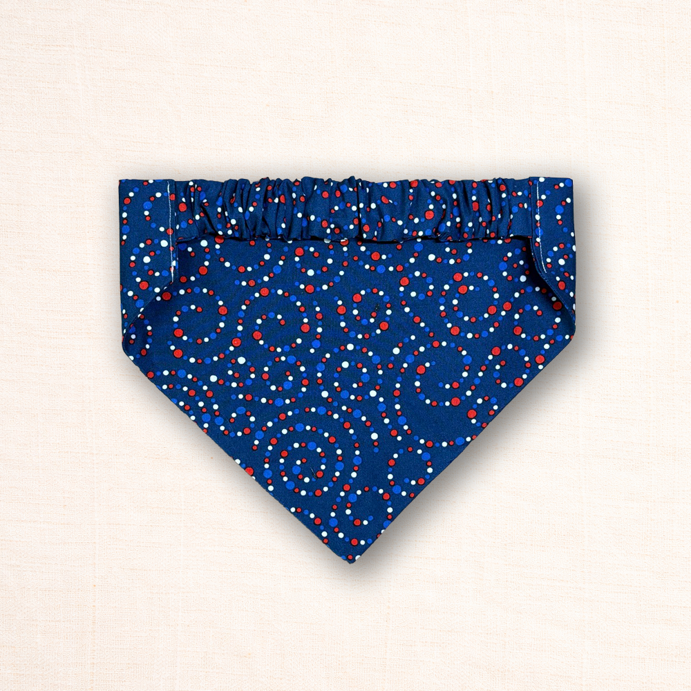 Firecracker Swirls Scrunch & Wag Bandana