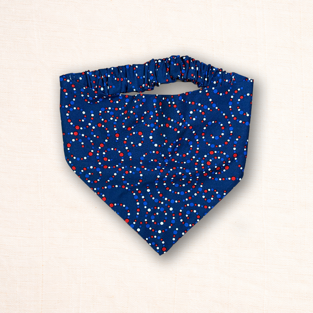 Firecracker Swirls Scrunch & Wag Bandana