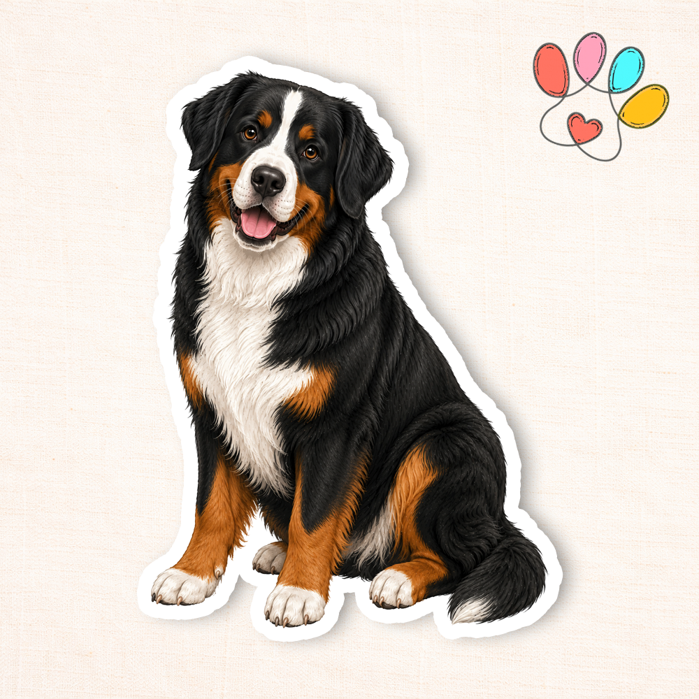 Bernese Mountain Dog Sticker