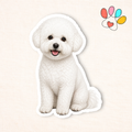 Bichan Frise Sticker