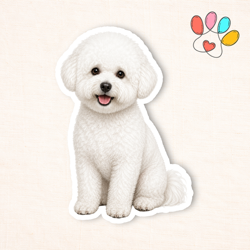 Bichan Frise Sticker