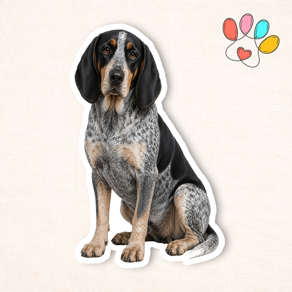 Bluetick Coonhound Sticker