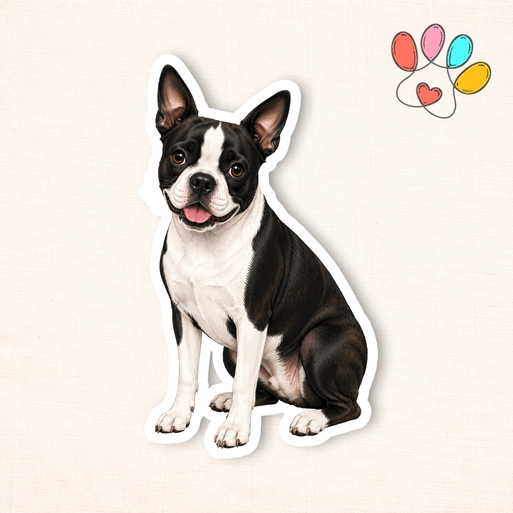 Boston Terrier Sticker