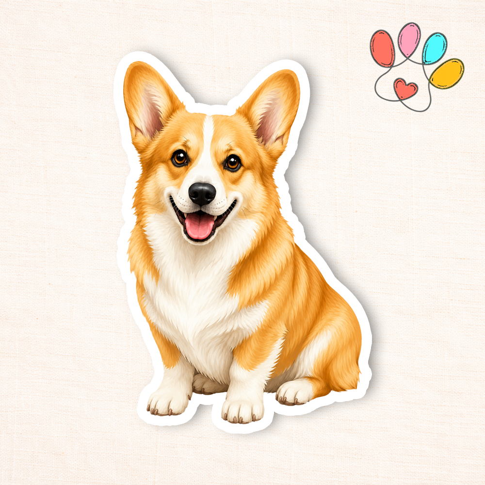 Corgi Sticker