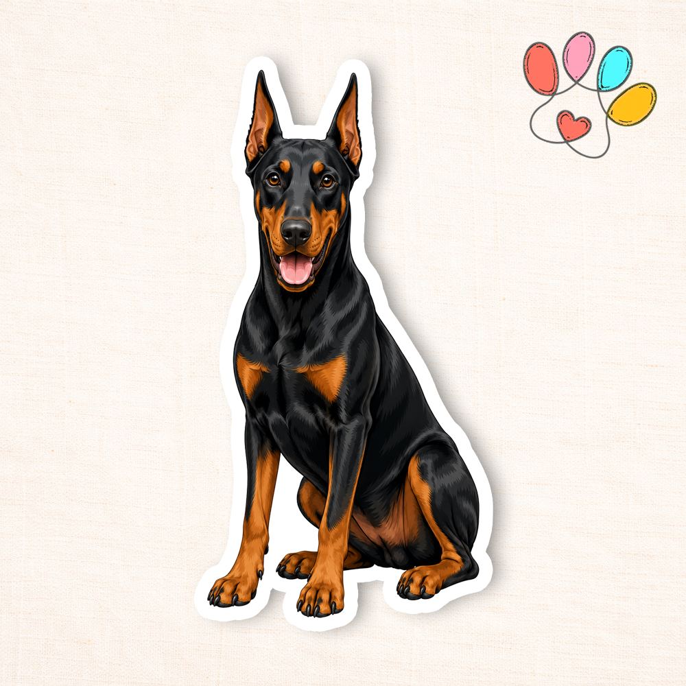 Doberman Sticker