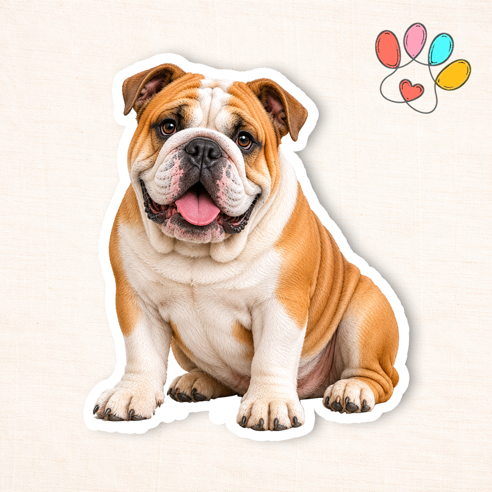 English Bulldog Sticker