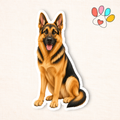 German Shepherd Sticker