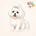 Maltese Sticker