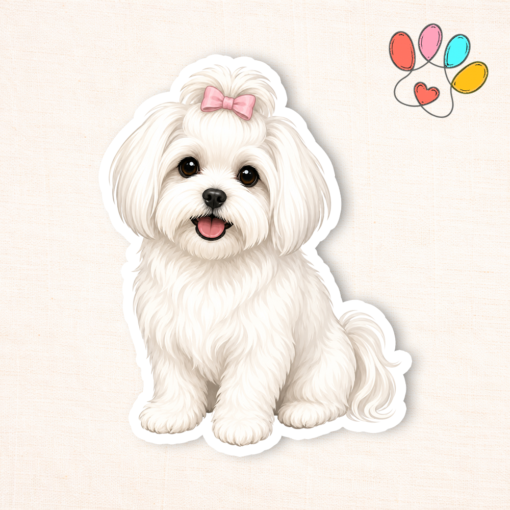 Maltese Sticker