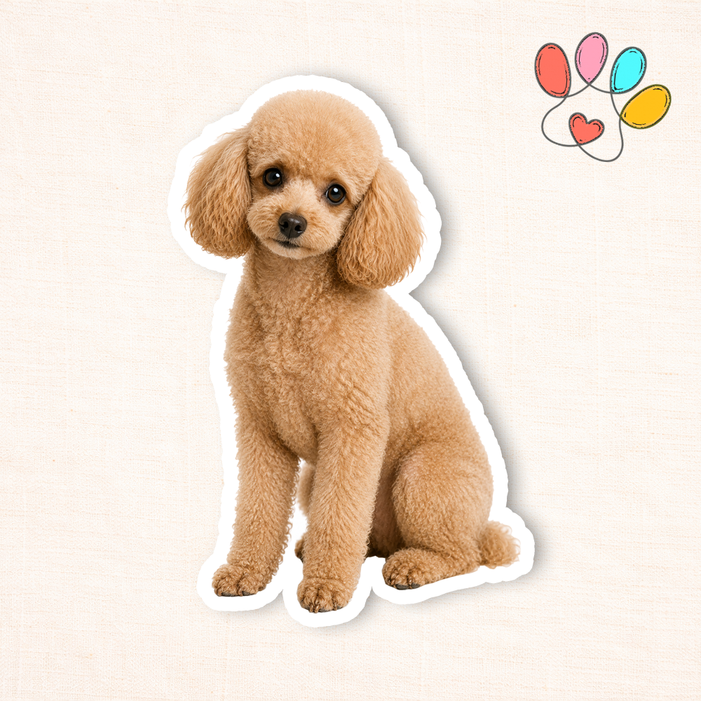 Toy Poodle Sticker