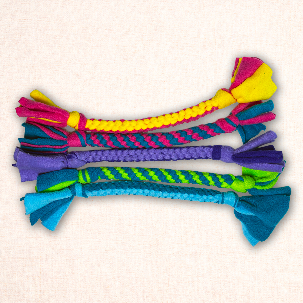 Braided Fleece Tug Toy