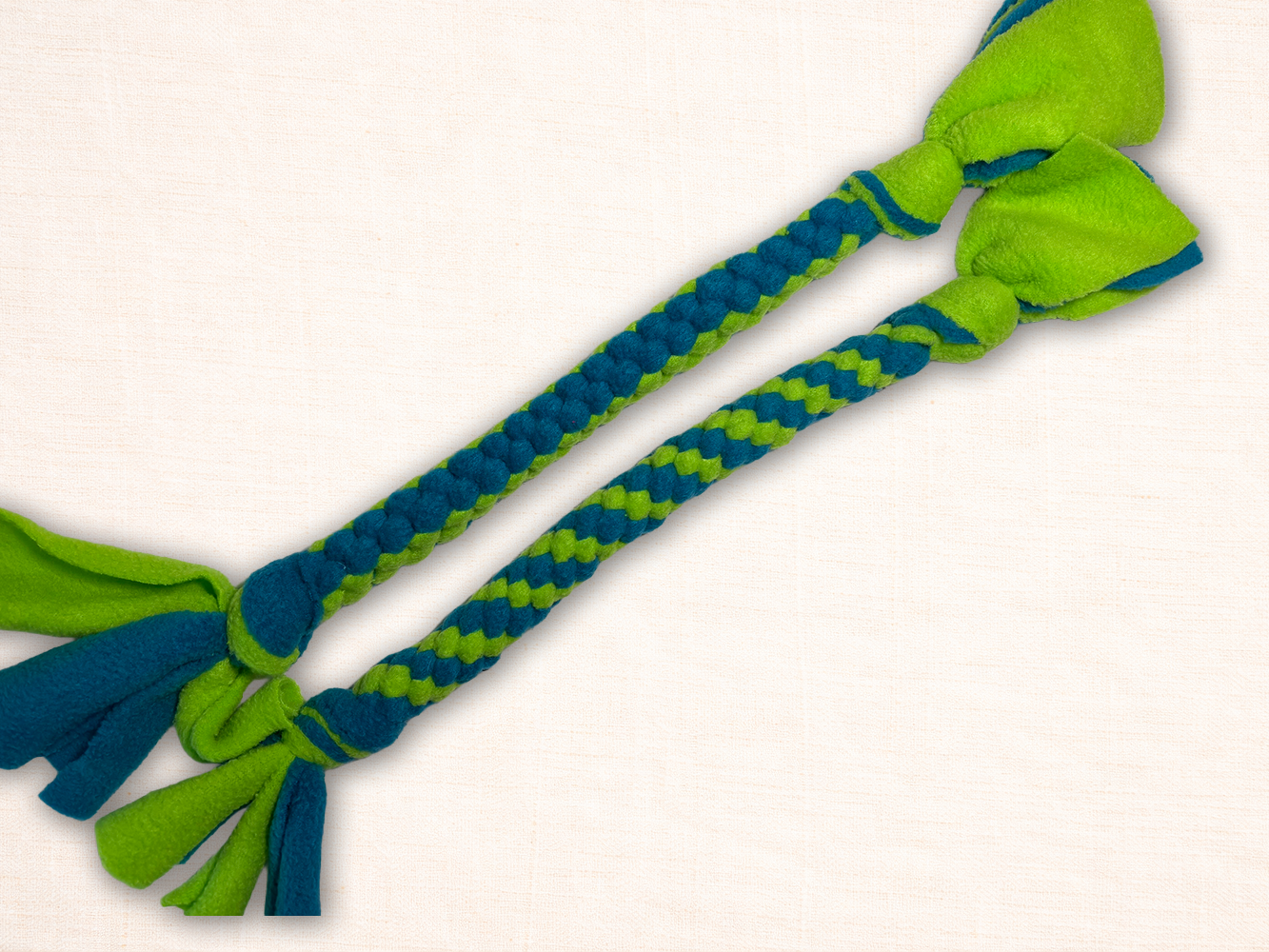 Braided Fleece Tug Toy