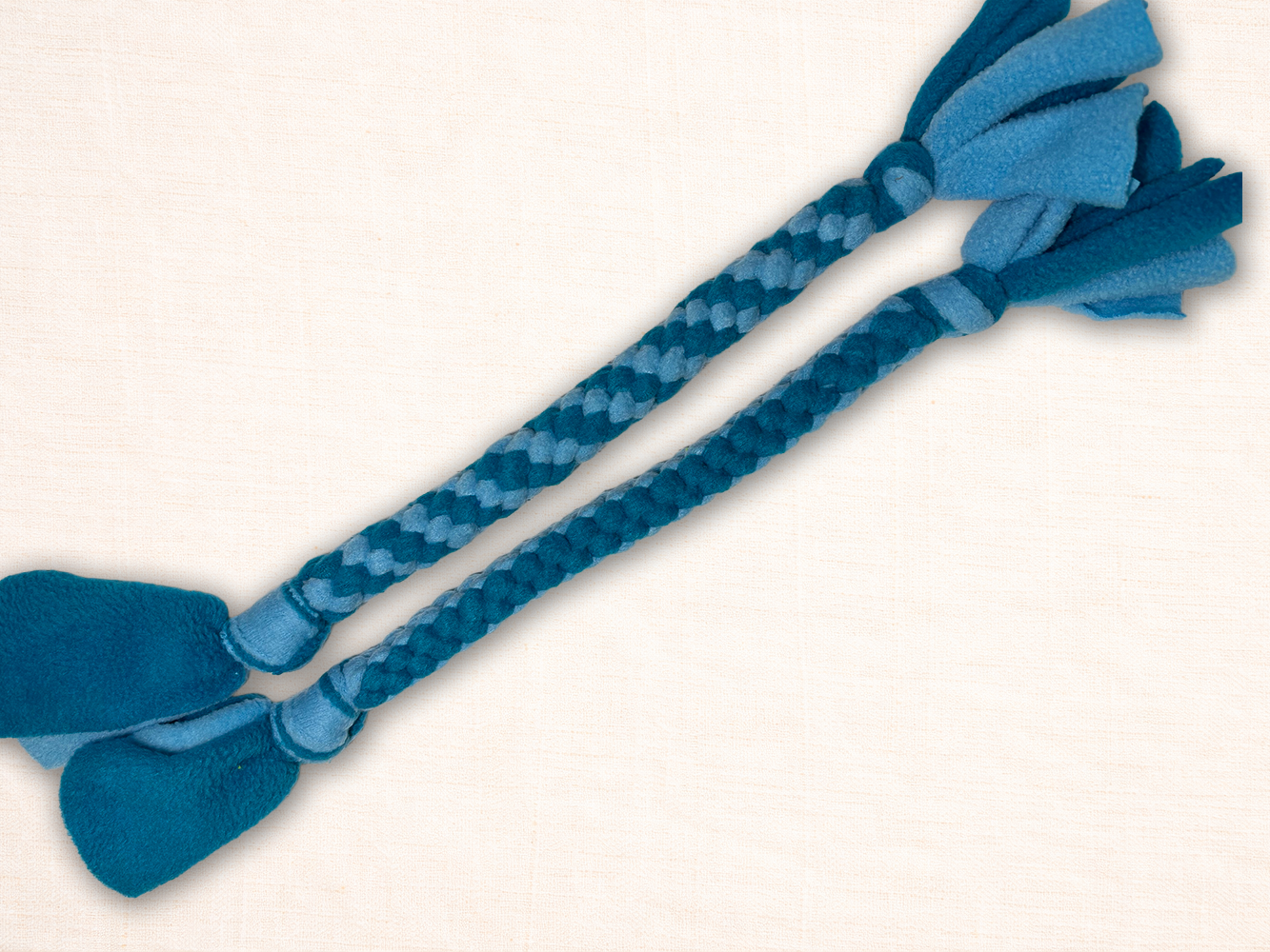Braided Fleece Tug Toy